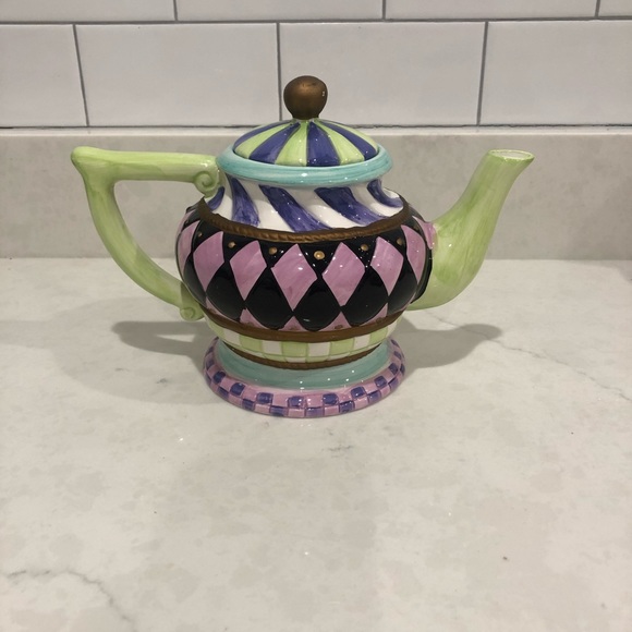 Young’s Other - Whimsical Diamond Pattern Teapot Young’s 1997